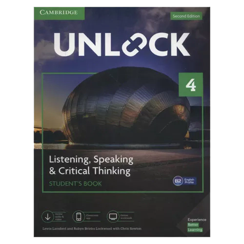 Unlock Listening, Speaking &amp; Critical Thinking 4 Student&#039;s Book with Online Workbook &amp; Video Download (2nd Edition)