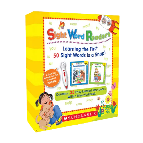 Sight Word Readers Learning the First 50 Sight Words is a Snap! Book &amp; CD Set (Poppen Edition)
