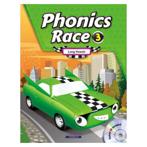 Phonics Race 3 Student&#039;s Book with Workbook &amp; Hybrid CD(2) (Long Vowels)