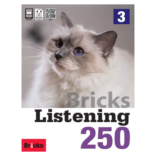 Bricks Listening 250 3 Student&#039;s Book with Workbook &amp; E-Book Access Code + QR code