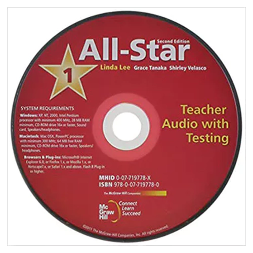All-Star 1 Teacher&#039;s Audio with Testing CD(1) (2nd Edition)