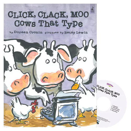 Pictory 3-02 CD Set / Click, Clack, Moo Cows That Type (Paperback)