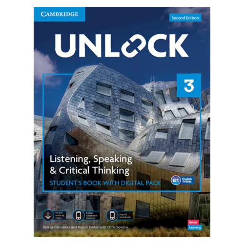 Unlock Listening, Speaking &amp; Critical Thinking 3 Student&#039;s Book with Digital Pack (2nd Edition)