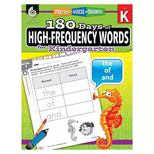 180 Days of High-Frequency Words for Kindergarten (Grade K)
