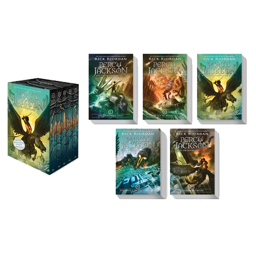 Percy Jackson and the Olympians #01-05 Book Paperback Boxed Set (미국판)