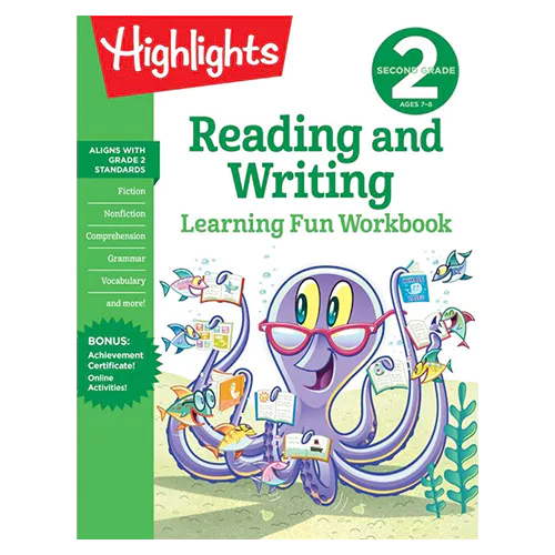 Highlights Second Grade Reading and Writing Learning Fun Workbook (Grade 2)
