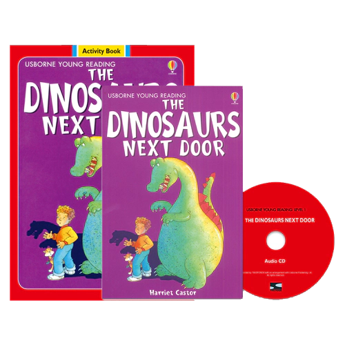 Usborne Young Reading Workbook Set 1-08 / The Dinosaurs Next Door