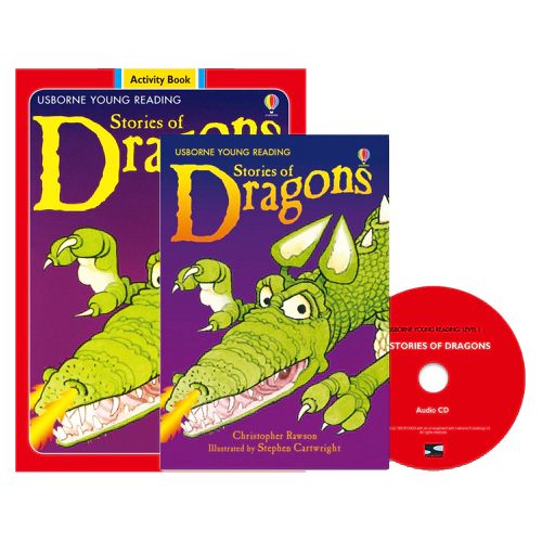 Usborne Young Reading Workbook Set 1-17 / Stories of Dragons