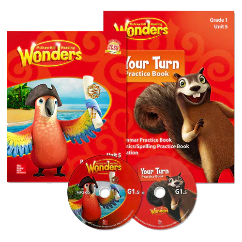 Wonders Grade 1.5 Reading / Writing Workshop &amp; Your Turn Practice Book with QR