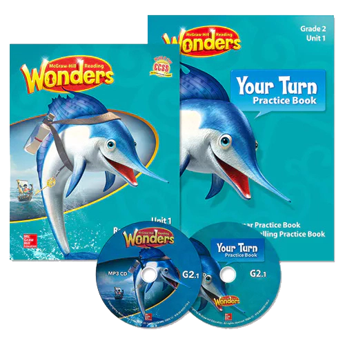 Wonders Grade 2.1 Reading / Writing Workshop &amp; Your Turn Practice Book with QR