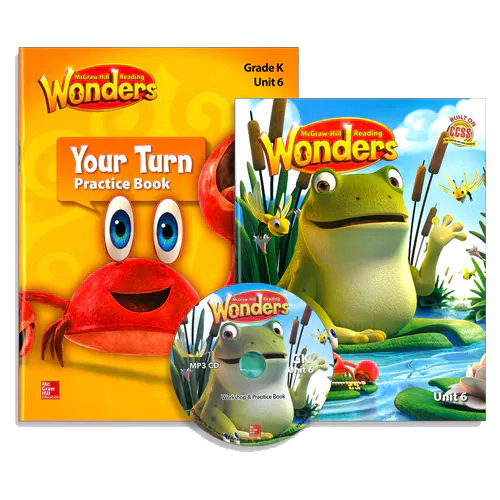 Wonders Grade K.06 Reading / Writing Workshop &amp; Your Turn Practice Book with QR
