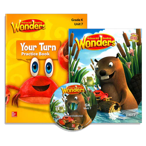 Wonders Grade K.07 Reading / Writing Workshop &amp; Your Turn Practice Book with QR