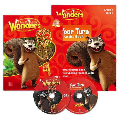 Wonders Grade 1.1 Reading / Writing Workshop &amp; Your Turn Practice Book with QR
