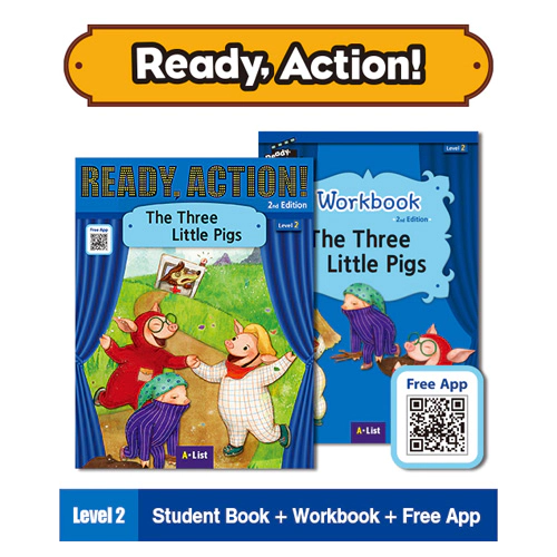 Ready Action 2 Set / The Three Little Pigs (2nd Edition)(2023)