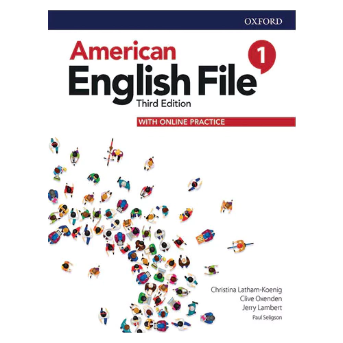American English File 1 Student&#039;s Book with Online Practice Access Code (3rd Edition)