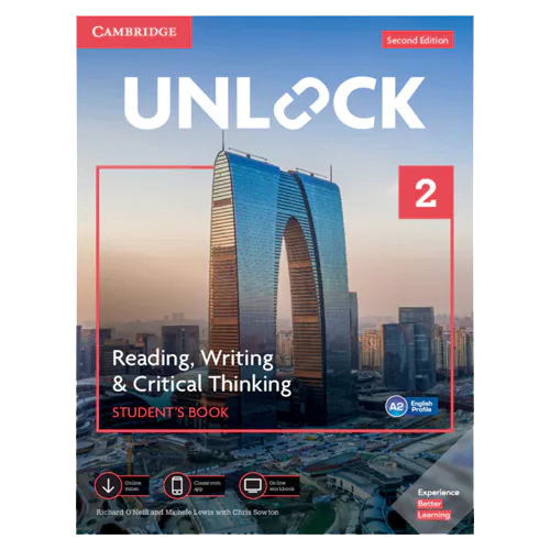 Unlock Reading, Writing &amp; Critical Thinking 2 Student&#039;s Book with Online Workbook &amp; Video Download (2nd Edition)