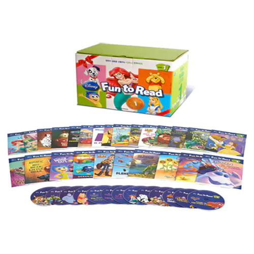 Disney Fun to Read 1단계 25종 Full Set (Book+CD) (New)