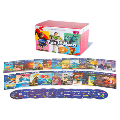Disney Fun to Read 3단계 20종 Full Set (Book+CD) (New)