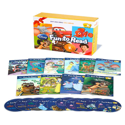 Disney Fun to Read K단계 10종 Full Set (Book+CD) (New)