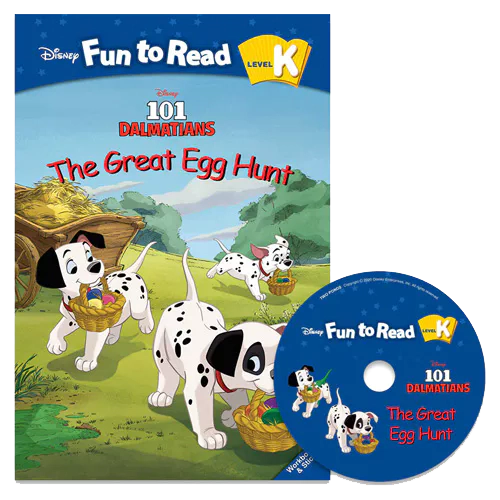 Disney Fun to Read, Learn to Read! K-17 / The Great Egg Hunt (101 Dalmatians) Student&#039;s Book with Workbook &amp; Audio CD(1)