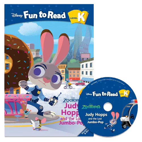Disney Fun to Read, Learn to Read! K-19 / Judy Hopps and the Lost Jumbo-Pop (Zootopia) Student&#039;s Book with Workbook &amp; Audio CD(1)
