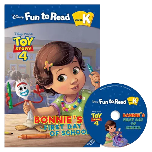Disney Fun to Read, Learn to Read! K-20 / Bonnie&#039;s First Day of School (Toy Story 4) Student&#039;s Book with Workbook &amp; Audio CD(1)