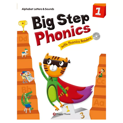 Big Step Phonics 1 Alphabet Letters &amp; Sounds Student&#039;s Book with Workbook &amp; Phonics Readers &amp; Multi-Rom(2)