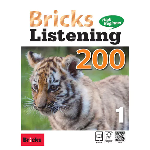 Bricks Listening 200 1 High Beginner Student&#039;s Book with Workbook &amp; E-Book Access Code + QR code