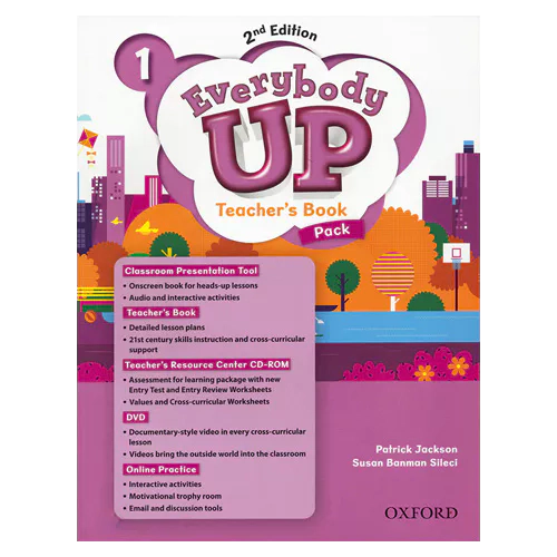 Everybody Up 1 Teacher&#039;s Book with DVD &amp; Online Practice and CD-Rom (2nd Edition)