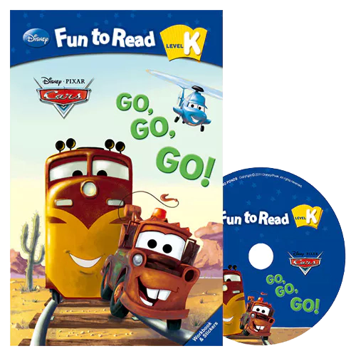 Disney Fun to Read, Learn to Read! K-05 / Go, Go, Go! (Cars) Student&#039;s Book with Workbook &amp; Audio CD(1)
