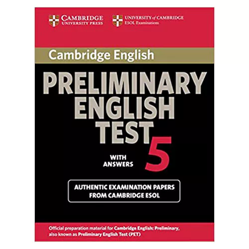Cambridge Preliminary English Test 5 Student&#039;s Book with Answer Key