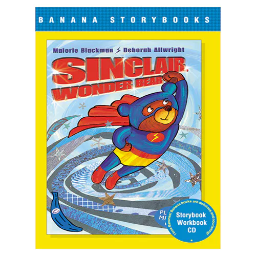 Banana Storybook Blue -L13-Sinclair wonder bear (Storybook+Workbook+CD)