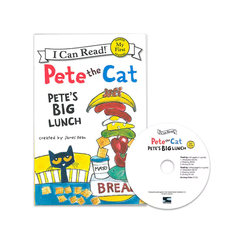 An I Can Read Book My First-29 TICR CD Set / Pete the Cat: Pete’s Big Lunch