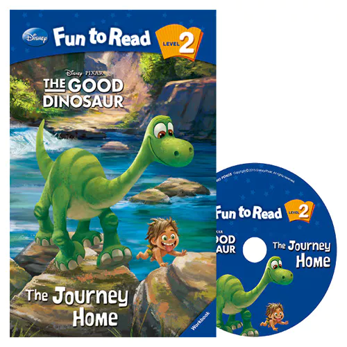 Disney Fun to Read, Learn to Read! 2-30 / The Journey Home (Good Dinosaur) Student&#039;s Book with Workbook &amp; Audio CD(1)