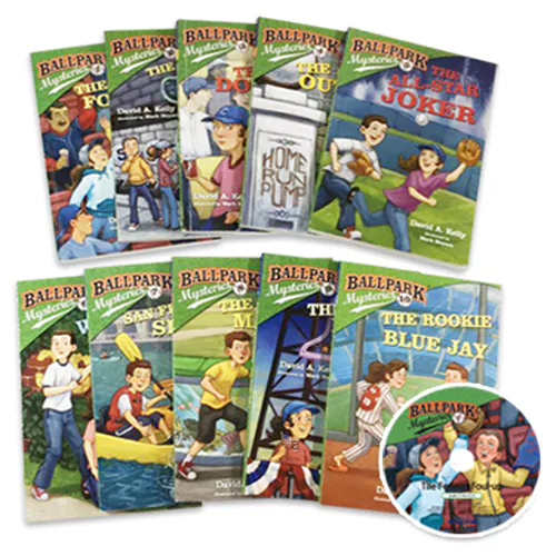 Ballpark Mysteries #01~10 (Book+MP3 CD) Set