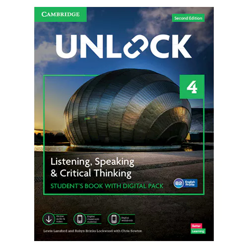 Unlock Listening, Speaking &amp; Critical Thinking 4 Student&#039;s Book with Digital Pack (2nd Edition)