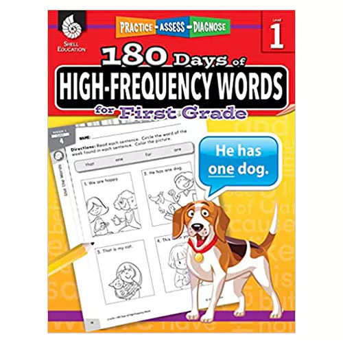 180 Days of High-Frequency Words for First Grade (Grade 1)