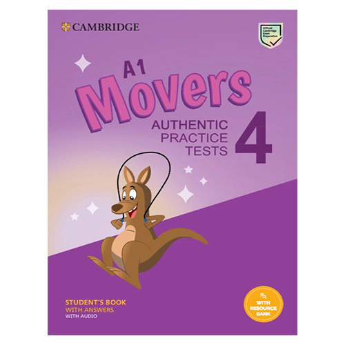 A1 Movers 4 : Authentic Practice Tests Student&#039;s Book with Answers + Audio with Resource Bank