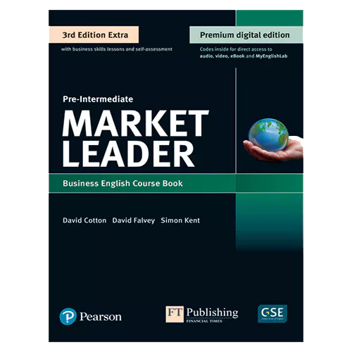 Market Leader Pre-Intermediate Business English Course Book Student&#039;s Book with eBook &amp; MyEnglishLab &amp; DVD Pack (3rd Edition Extra)(Premium digital edition)