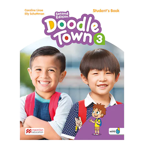 Doodle Town 3 Student&#039;s Book with Navio App (2nd Edition)