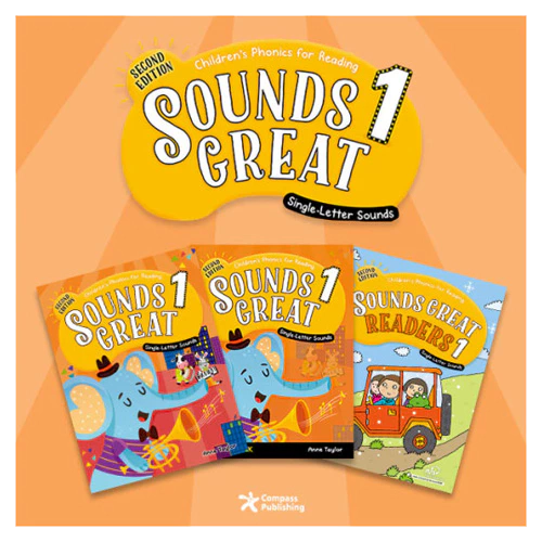 Sounds Great 1 Single-Letter Sounds Set (Student&#039;s Book+Workbook+Readers) (2nd Edition)