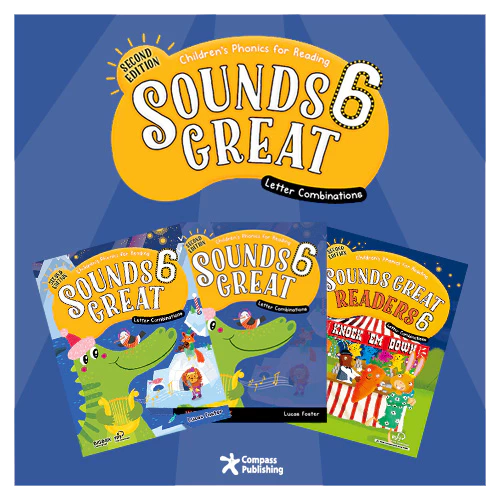 Sounds Great 6 Letter Combinations Set (Student&#039;s Book+Workbook+Readers) (2nd Edition)