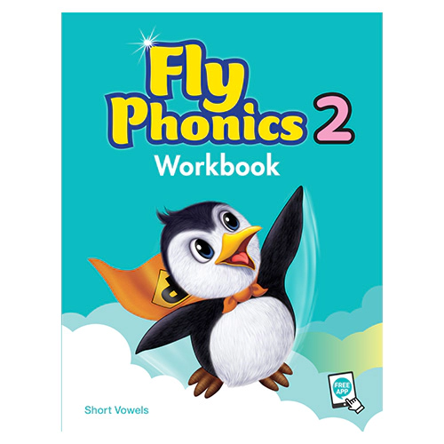 Fly Phonics 2 Short Vowels Workbook with QR