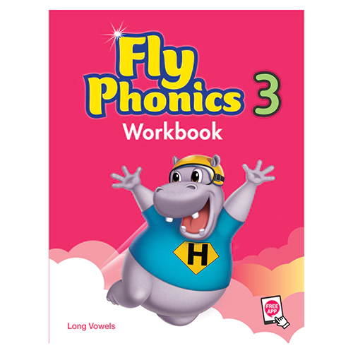 Fly Phonics 3 Long Vowels Workbook with QR