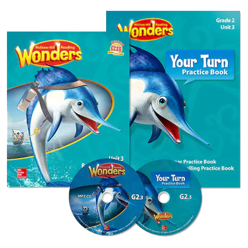 Wonders Grade 2.3 Reading / Writing Workshop &amp; Your Turn Practice Book with QR