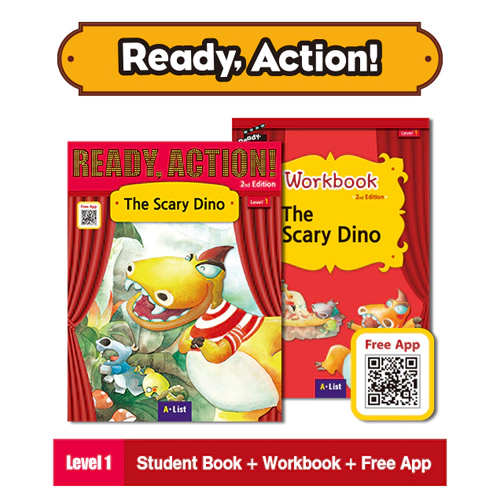 Ready Action 1 Set / The Scary Dino (2nd Edition)(2023)